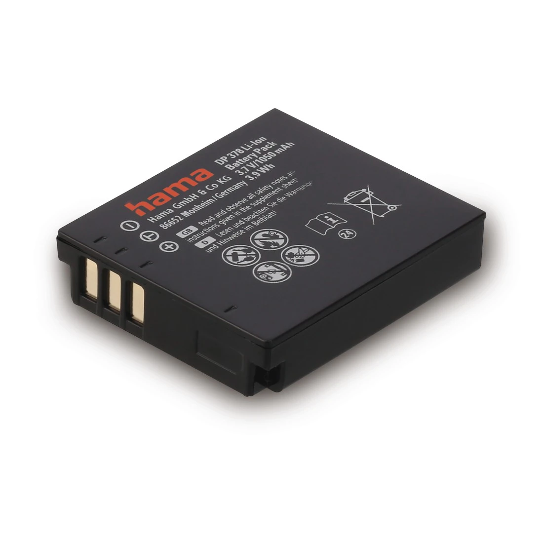 Hama Batterie Li-Ion "DP 028" (3,7V, 1000mAh, Pour Nikon EN-EL5