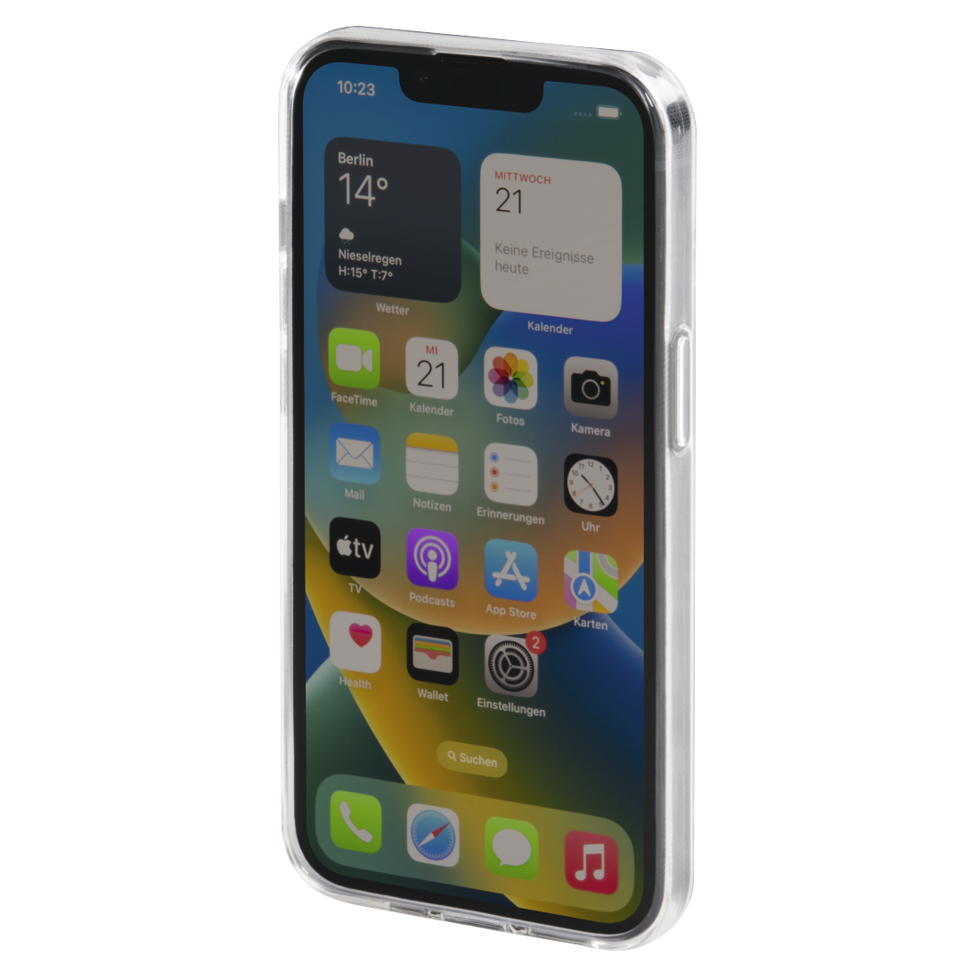 Cover Crystal Clear Für Apple Iphone 14 Transparent Hama