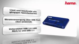 Hama USB-2.0-Multi-Kartenleser 35in1