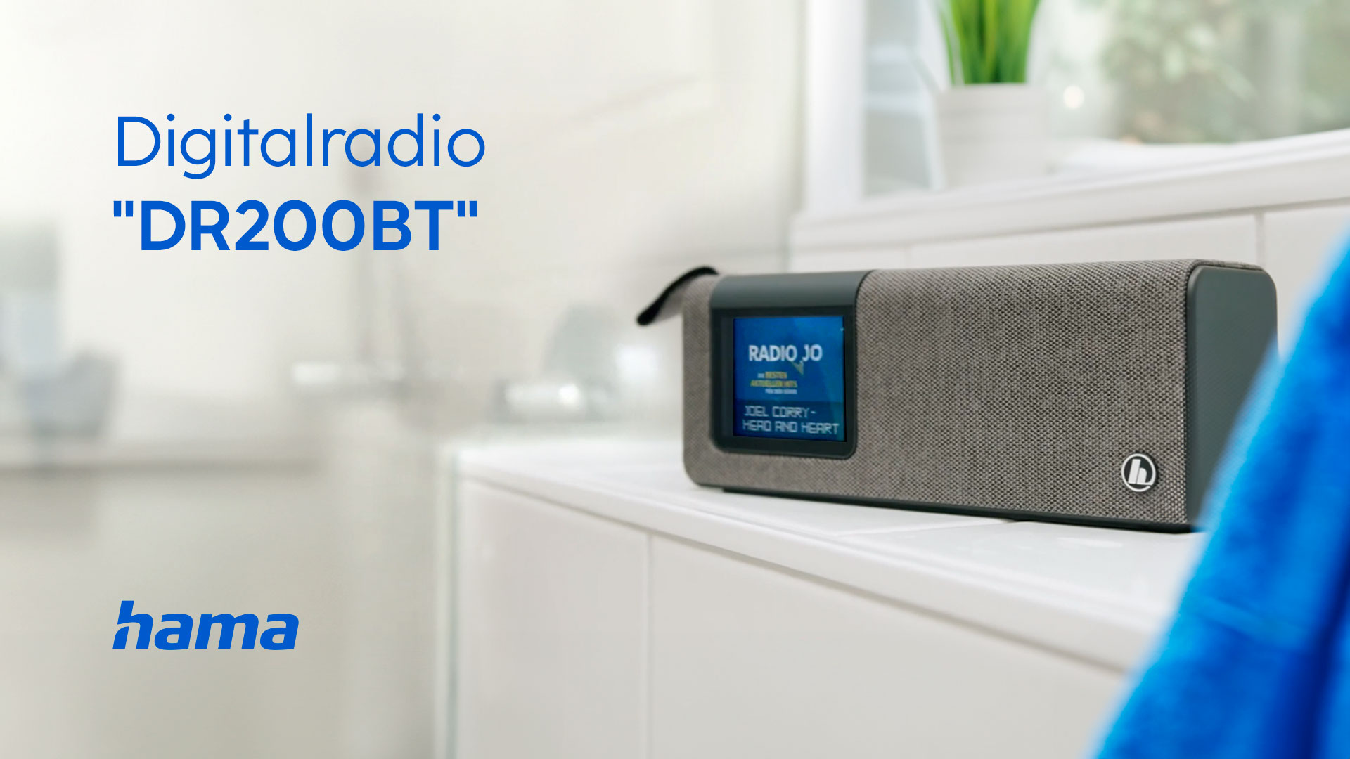 Hama Digitalradio "DR200BT", FM/DAB/DAB+/Bluetooth®/Akkubetrieb